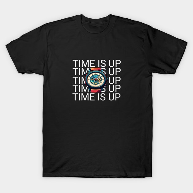 Time is up design T-Shirt by Aikomeyda